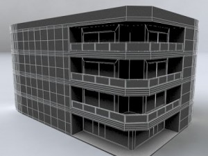 miami building 3D Модель