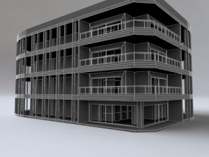 miami building 3D Модель