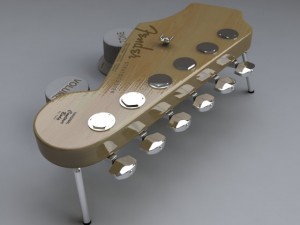 strato shaped design table 3D Модель