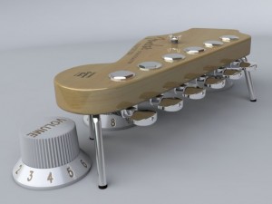 strato shaped design table 3D Модель