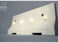 road delineators with barrier 3D Модель