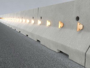 road delineators with barrier 3D Модель