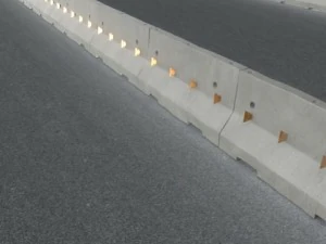 road delineators with barrier 3D Model