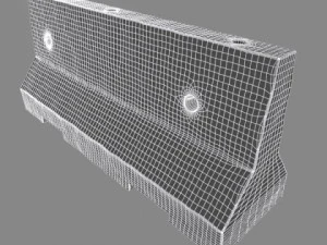 road barrier 3D Model