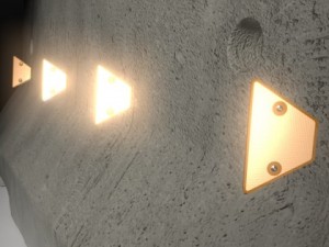 road delineator plus light effect 3D Model