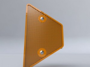 road delineator plus light effect 3D Model