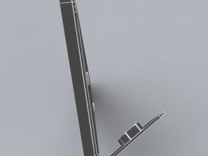 road delineator plus light effect 3D Model