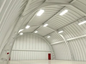 Внутренняя сцена ангара 3D Модель