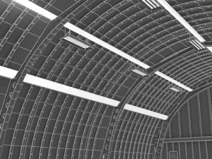 Внутренняя сцена ангара 3D Модель