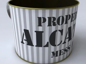 alcatraz tin cup 3D Model