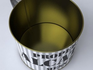 alcatraz tin cup Modèle 3D