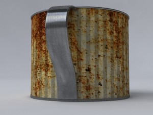 alcatraz tin cup Modèle 3D