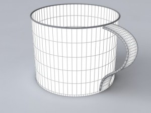 alcatraz tin cup Modèle 3D