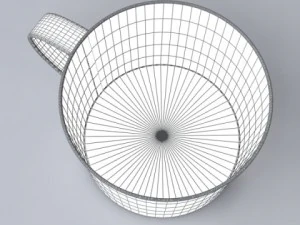 alcatraz tin cup 3D Model