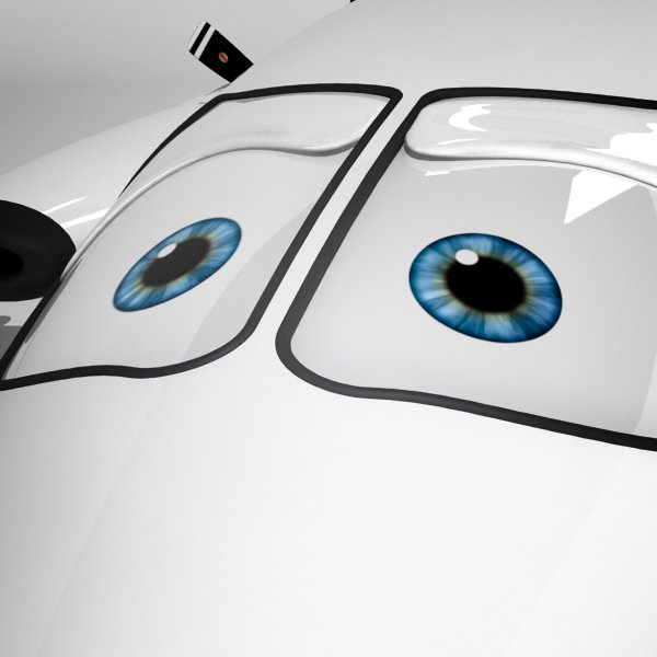 cartoon eyes texture 3D Model in People 3DExport