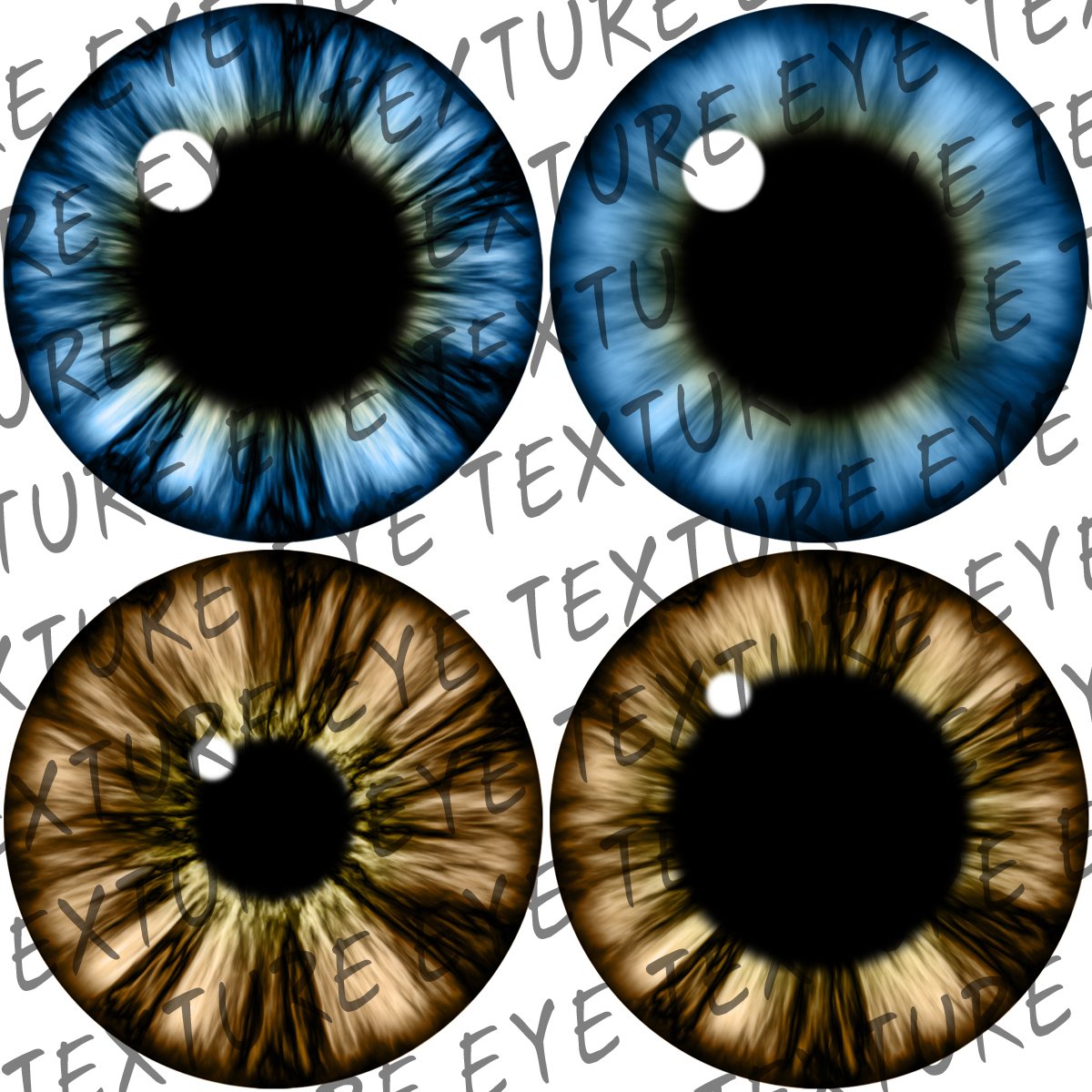 cartoon eyes texture CG Textures in People 3DExport