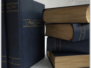 buku dapat disesuaikan Model 3D