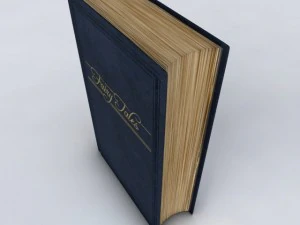 カスタマイズ可能な本 3Dモデル