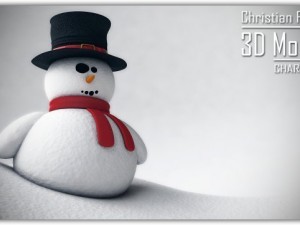 snowman 3D Модель