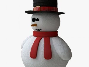 manusia salju Model 3D