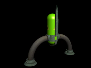 armazenamento nuclear Modelo 3D