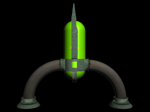 nuclear storage Modello 3D