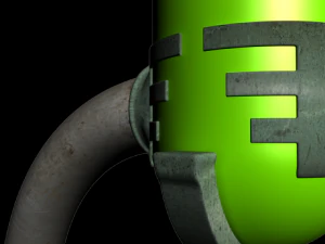 armazenamento nuclear Modelo 3D