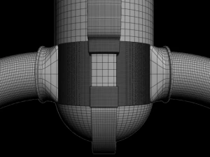 armazenamento nuclear Modelo 3D
