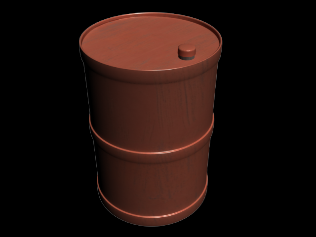 red barrel 3D मॉडल .c4d .max .obj .3ds .fbx .stl .blend 