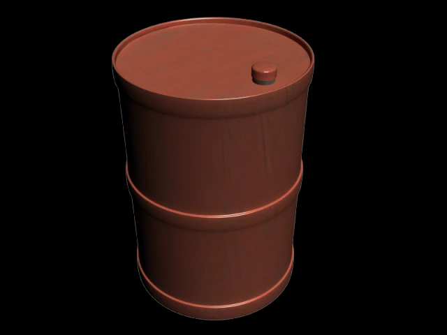 barril vermelho Modelo 3D .c4d .max .obj .3ds .fbx .stl .blend 