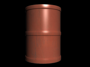 red barrel 3D मॉडल