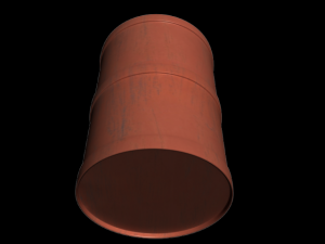 red barrel 3D मॉडल