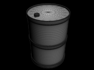 red barrel 3D मॉडल
