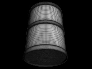 rusted barrel 3D Модель