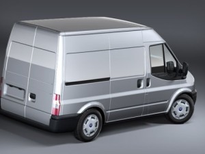 ford transit mk7 2006 3D Модель