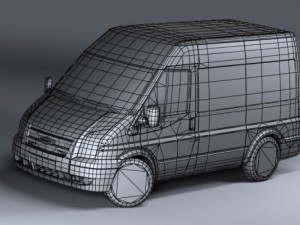 ford transit mk7 2006 3D Модель