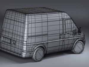ford transit mk7 2006 3D Модель