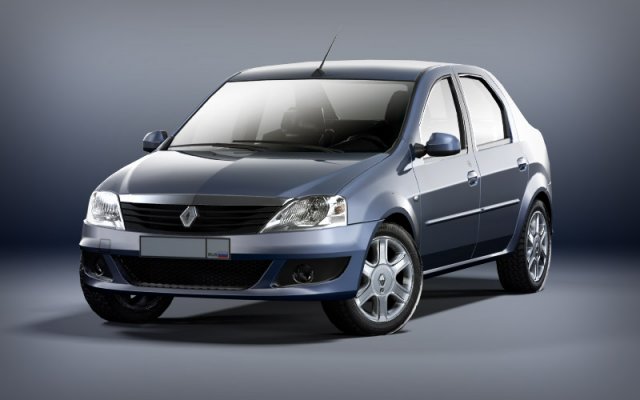 renault logan 2009 low poly 3D Model .c4d .max .obj .3ds .fbx .stl .blend 