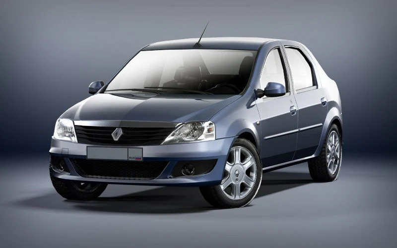 renault logan 2009 low poly 3D Model .c4d .max .obj .3ds .fbx .stl .blend 