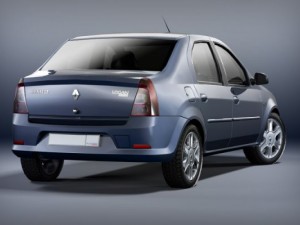 renault logan 2009 low poly 3D Model