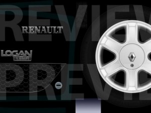 renault logan 2009 low poly 3D Model