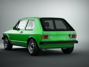 vw golf gti mk1 3D Model