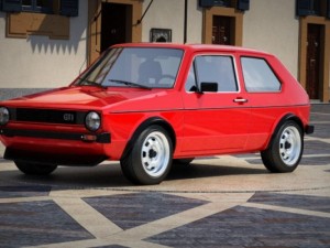 vw golf gti mk1 3D Model