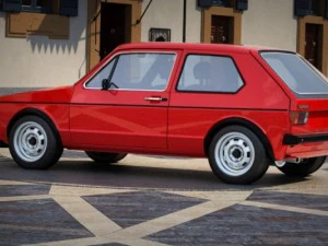 vw golf gti mk1 3D Model