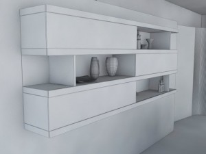 kitchen minimal scene 3D मॉडल