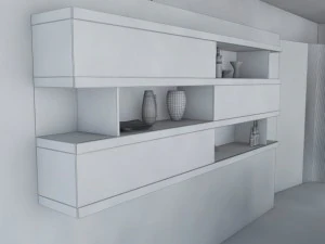 kitchen minimal scene 3D Model