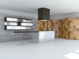 kitchen minimal scene 3D Model