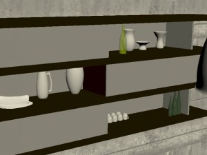 kitchen minimal scene 3D मॉडल