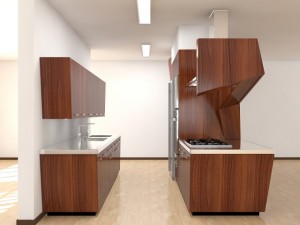 modern kitchen scene max 2011 3D Модель