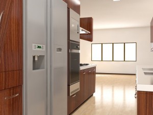 modern kitchen scene max 2011 3D Модель